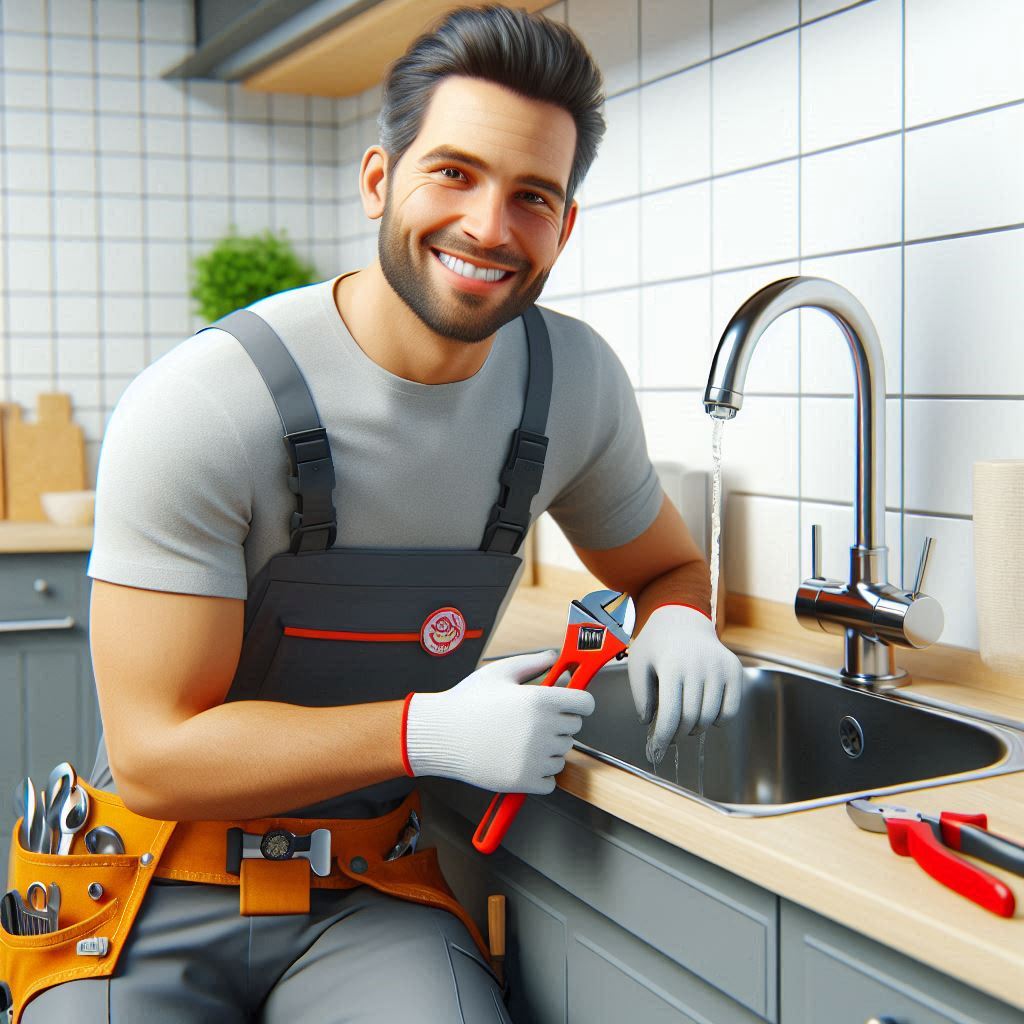 Técnico realizando manutenção preventiva em imóvel residencial