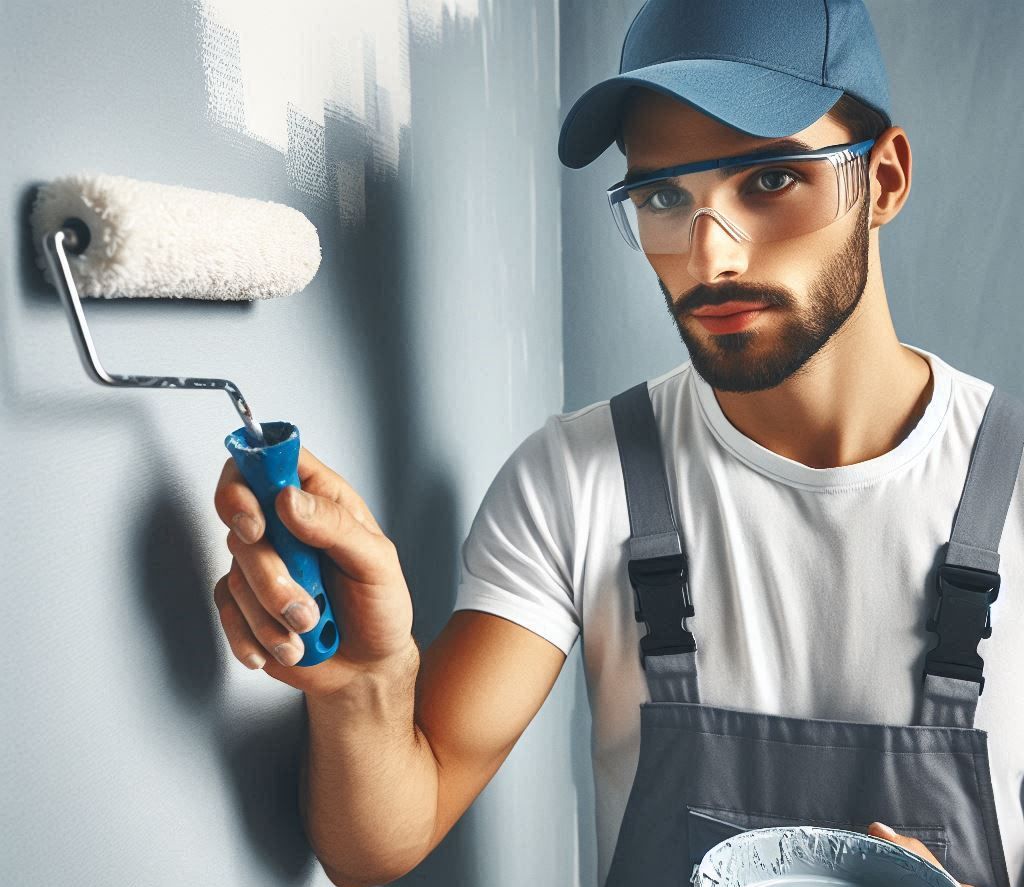 Profissional de pintura.