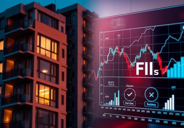 Comparação visual entre imóveis físicos e fundos de investimento imobiliário