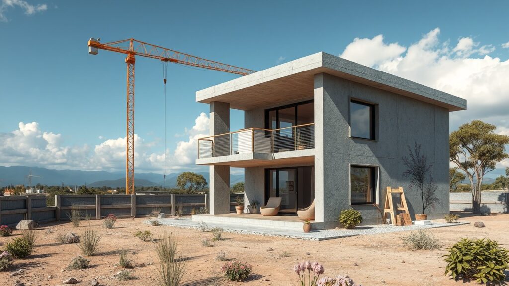 canteiro de obras