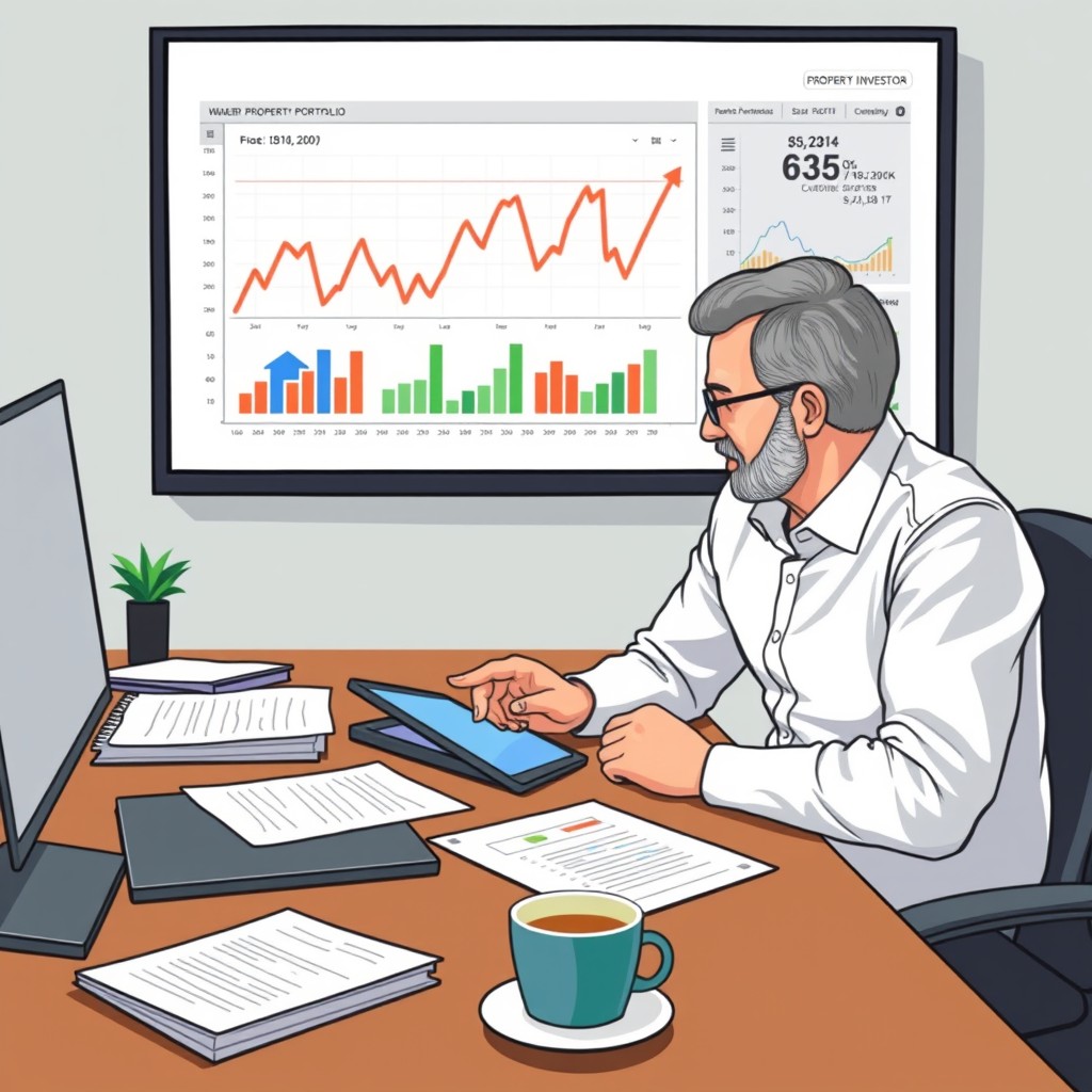 Investidor analisando imóveis para renda passiva