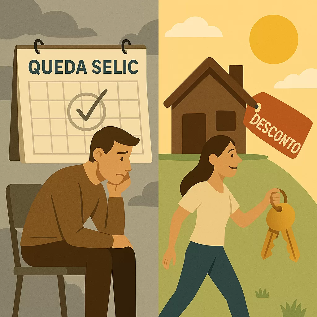 Comparação entre esperar queda de juros e agir estrategicamente