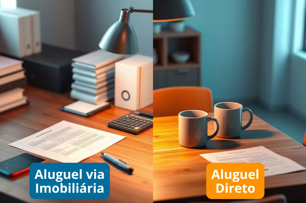 Cena criativa mostrando o contraste entre formalidade e informalidade na locação