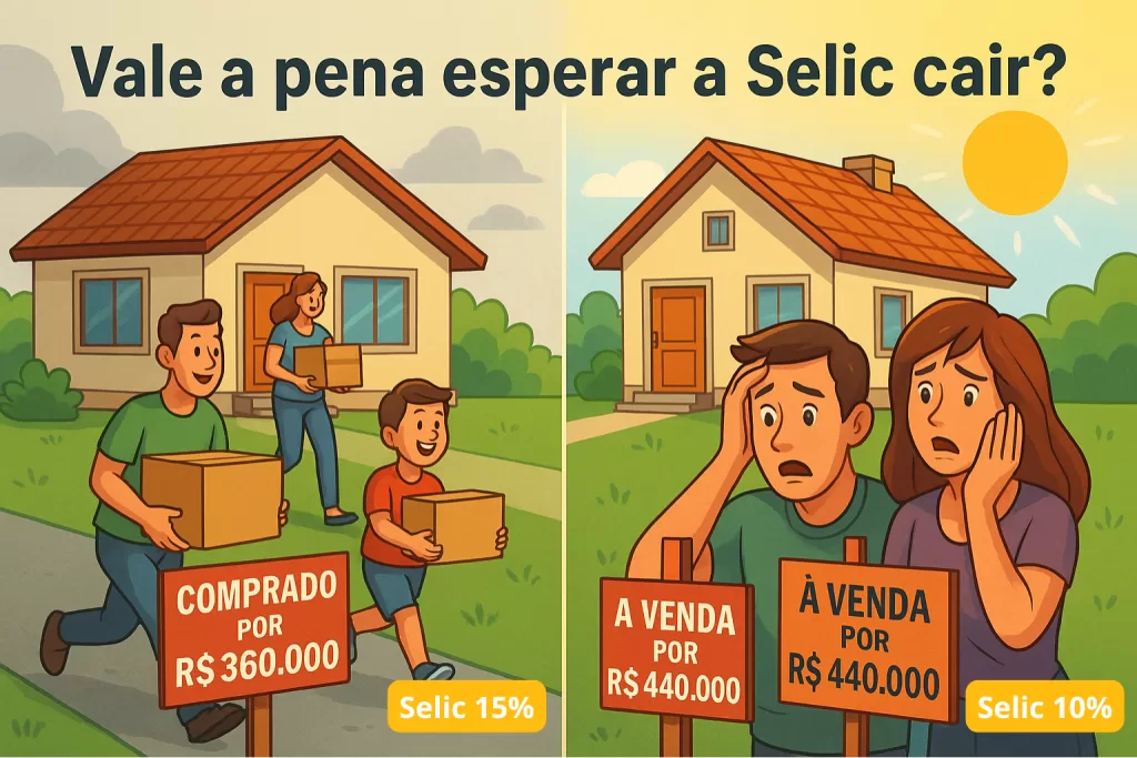 Estratégia de compra de imóvel em cenário de juros altos