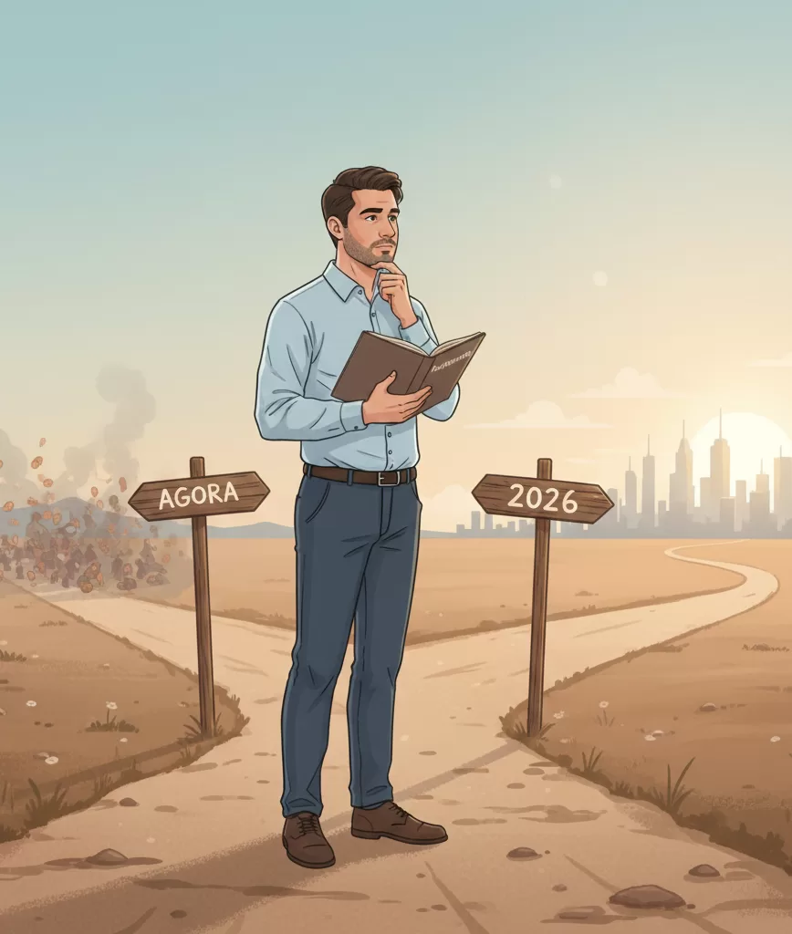 Planejamento financeiro estratégico com foco no horizonte econômico de 2026.