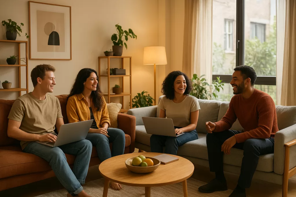 A sustentabilidade é um efeito natural das moradias compartilhadas.