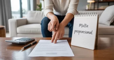 Cálculo da multa por rescisão antecipada em contrato de aluguel residencial