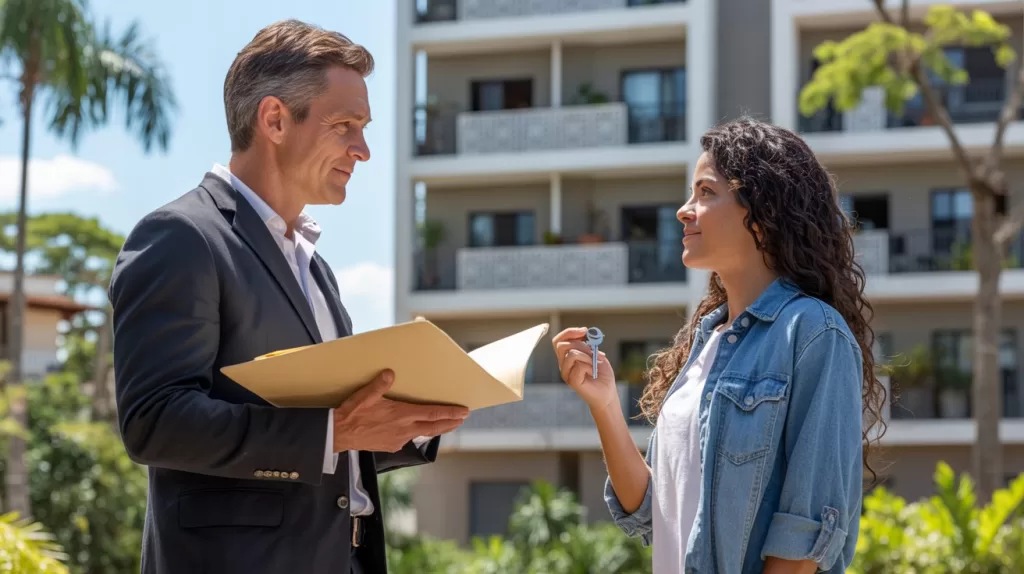 Assinatura de contrato de locação residencial com atenção aos direitos legais.