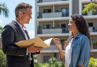 Assinatura de contrato de locação residencial com atenção aos direitos legais.