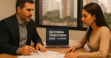 Proprietário e locatário avaliando impactos da Reforma Tributária no aluguel