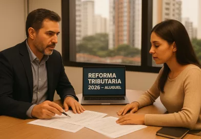 Proprietário e locatário avaliando impactos da Reforma Tributária no aluguel