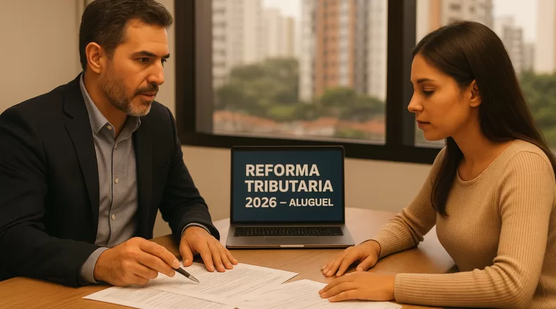 Proprietário e locatário avaliando impactos da Reforma Tributária no aluguel