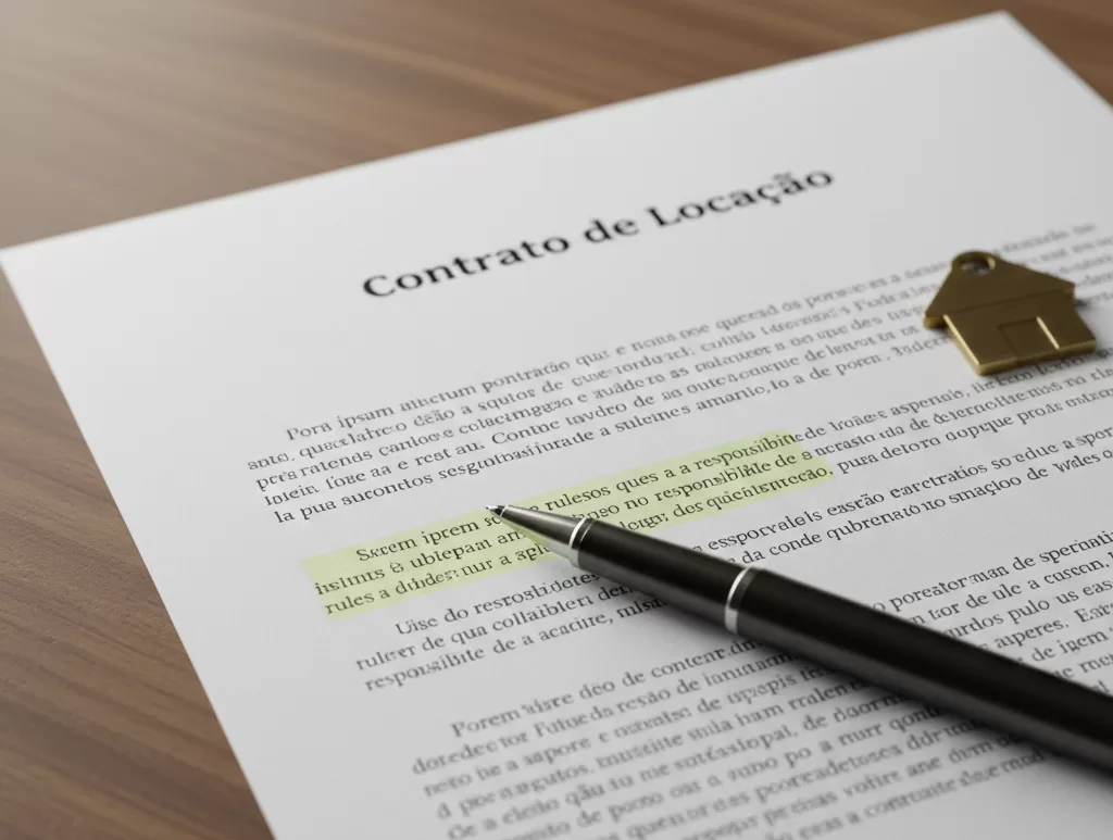 Contrato de locação com cláusula proibindo fumar no imóvel