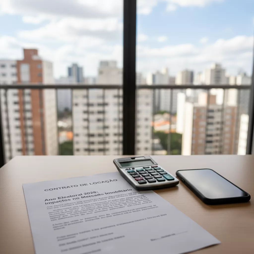 Proprietário analisando contrato de locação em ano eleitoral