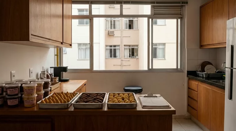 Atividade comercial em condomínio residencial com uso de gás coletivo